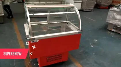 Customed Salad Bar Display Showcase Refrigerator