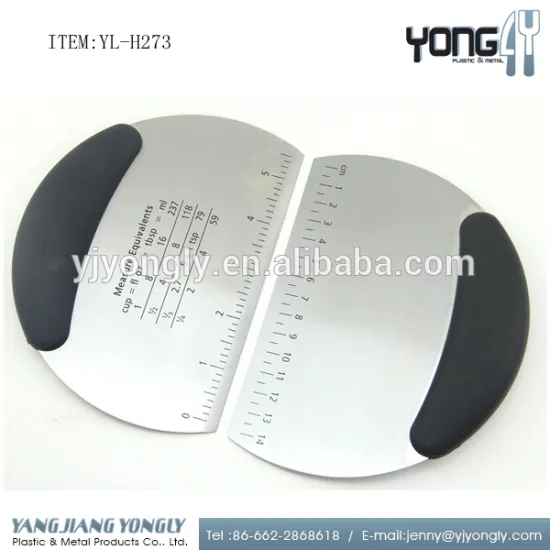 Comfort handle Multi-purpose Stainless Steel Dough Scraper & Chopper