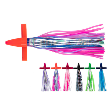 7inch & 9inch Soft Head Teaser Bait for Saltwater Trolling Lures