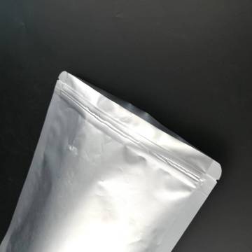 Bolsa de embalaje de material de papel de aluminio con cremallera