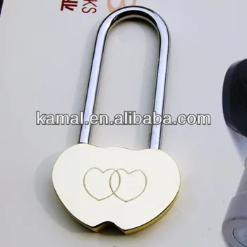 padlocks with heart shape