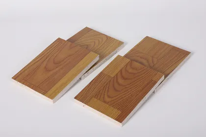 Laminated chloride free wood grain fireproof floor
