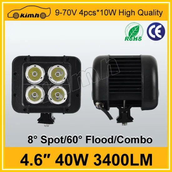 12V Voltage and Headlight Type 4.6'' 40W 4wd atv arc-shaped led light bar