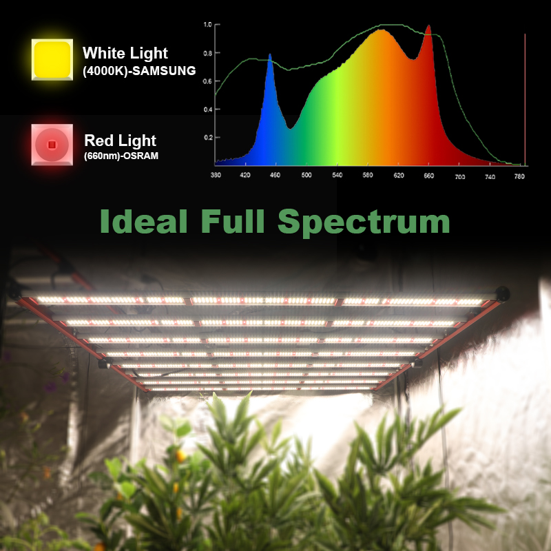 6x6ft samsung lm301h/301b植物は光を伸ばします