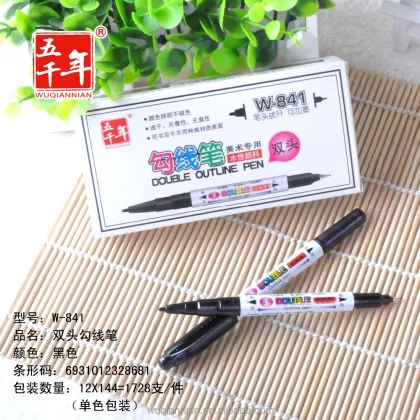 Fine Line Double-Ended Drawing Pen Marker