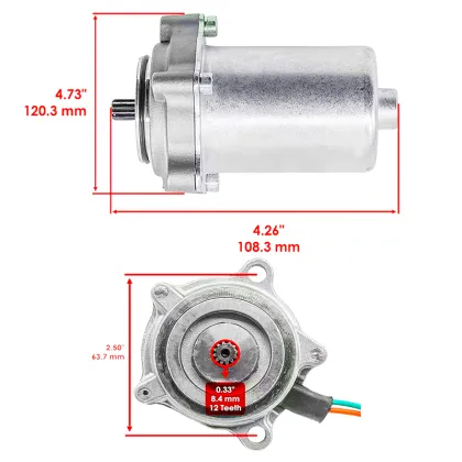 High-Quality Starter Motors for Various ATVs, UTVs, Scooters, Bikes, and Electric Motorcycles