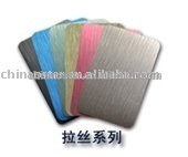 Anodized aluminium composite panels Brush finish