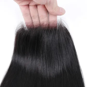 Wholesale HD 4X4 Full Swiss Lace Closure Free Part High Density Brazilian Hair Body Wave Lace Closure
