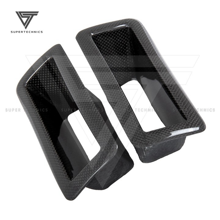 Vent Insert R33 Nismo Style Carbon Fiber Front Bumper Vent Air For Nissan R33 Gtr/gts ...