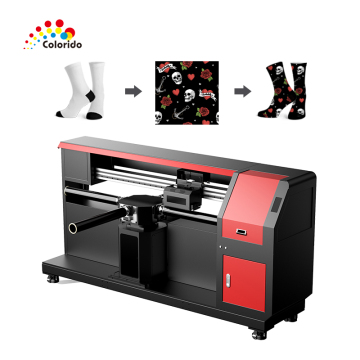 2024 Lancering: geavanceerde inkjetprinter voor aangepaste sokken afdrukken