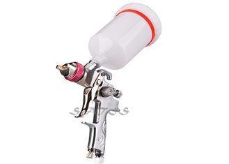 Adjusting high volume low pressure spray gun for painting a