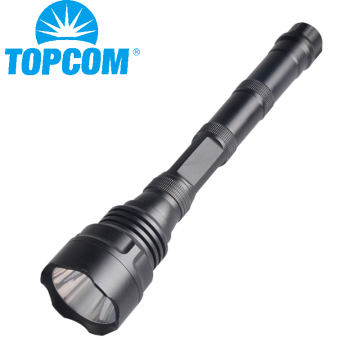 La Thaïlande et le Vietnam sont originaires de 1 km Spotlight de chasse: lampe de poche à LED de faisceau de route avec 4 * AA Capacité de torche