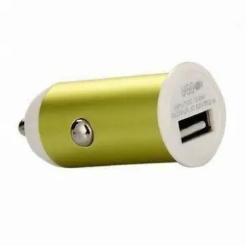 Mini 2.1A In-car Charger with Aluminum Coating, Used for iPad and Tablets, with EMC Mark
