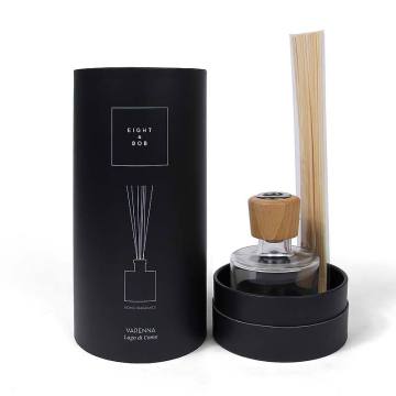 Black Round Plain Empty Reed Diffuser Boxes