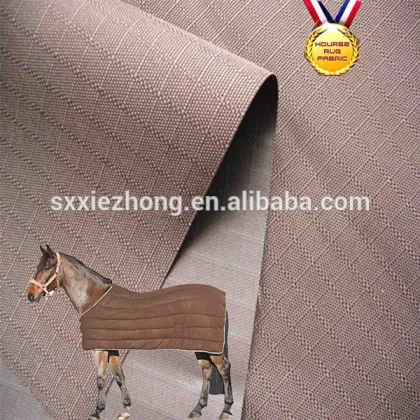 1200D oxford plaid horse rugs fabric