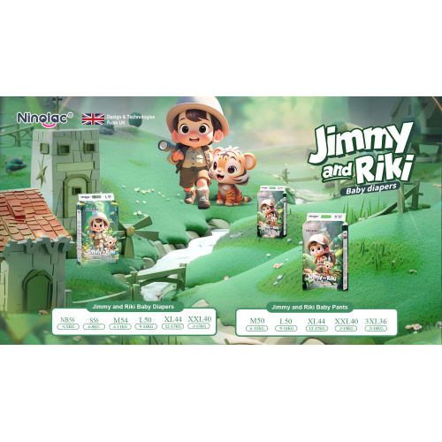 Pañales suaves desechables de alta absorbencia para niños.