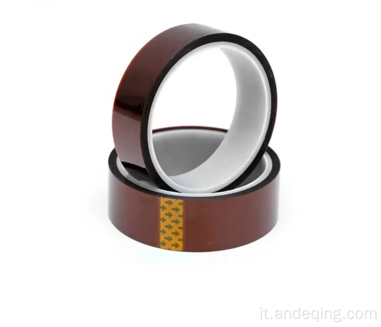 Nastro poliimmide ad alta temperatura di dito dorato personalizzato