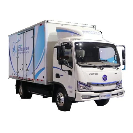 New Energy Foton 18.2 m3 High Performance Lithium Iron Phosphate Battery 6 Wheels Mini Truck / Cargo / Box Electric Truck