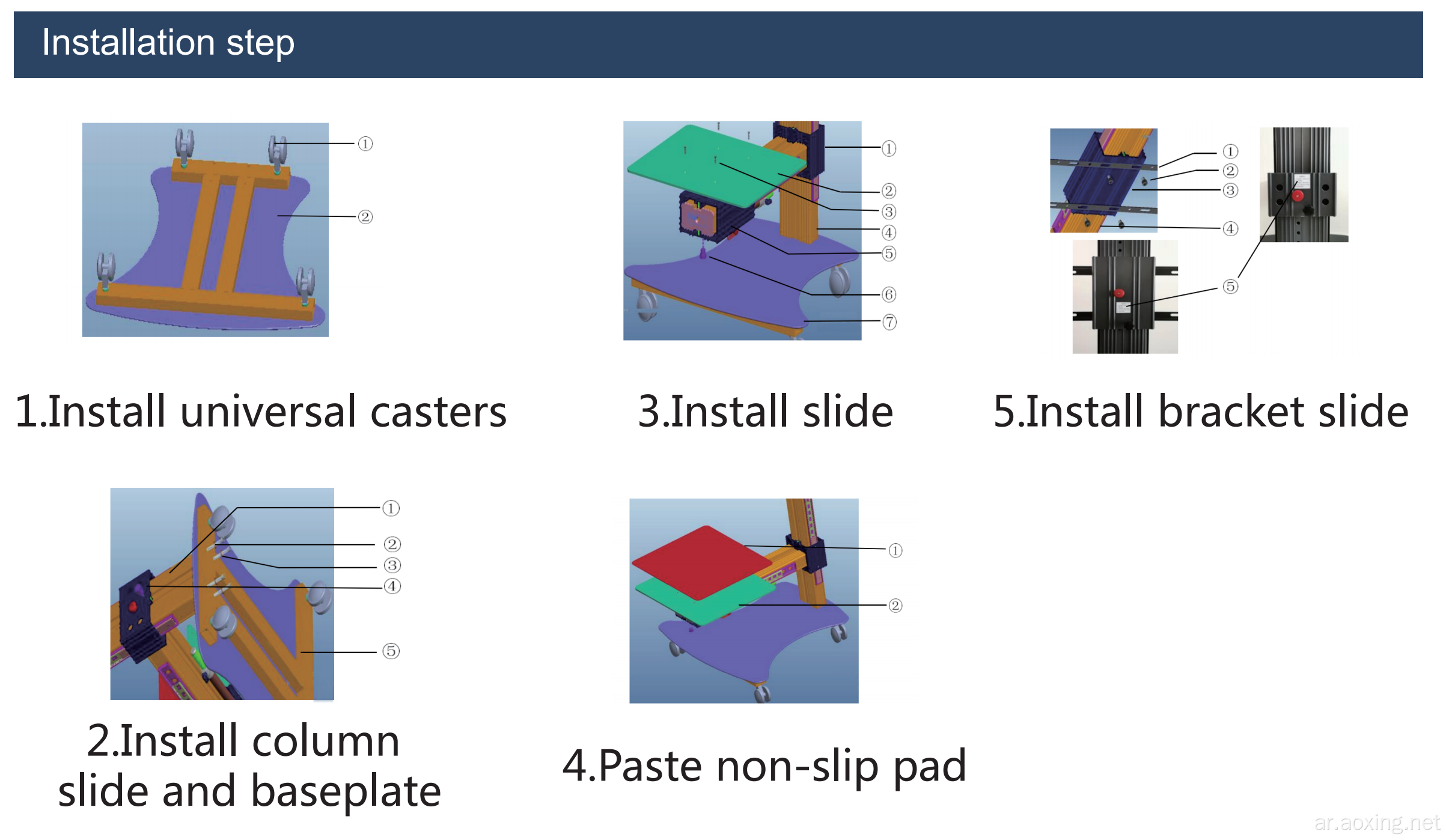 LCD TV Wall Mount لشاشة 26-47 بوصة