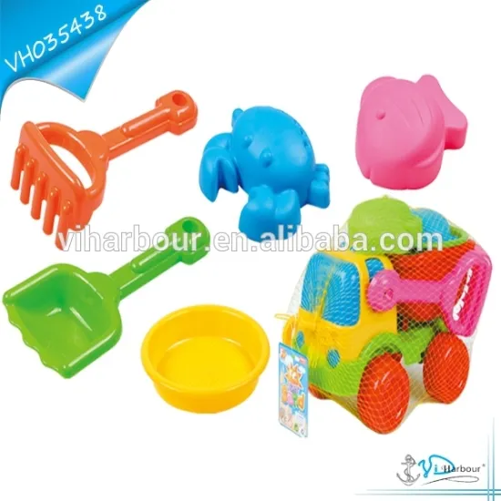 Hot Sale Funny Colorful Beach Toy Set 2016