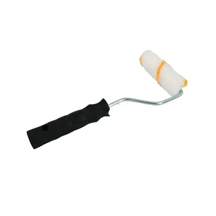 4 Inch Paint Tools: Mini Roller Frame with Mini Polyester Roller Covers