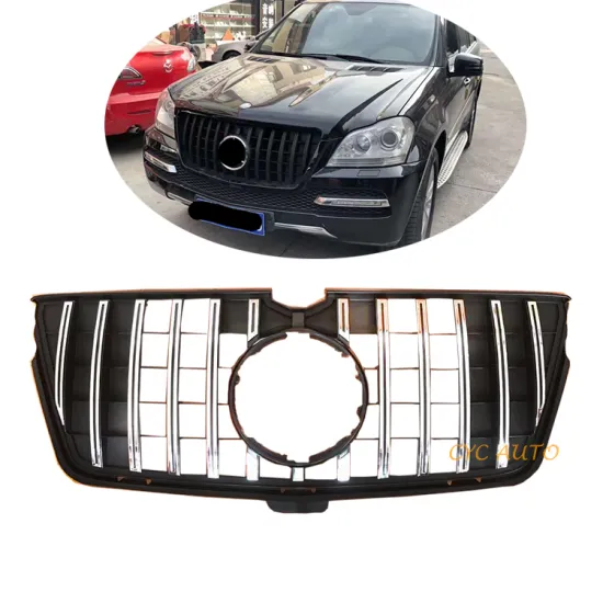 GL X164 3 Line GT Grille Front Bumper Grill for Mercedes Benz GL Class 2010-2012
