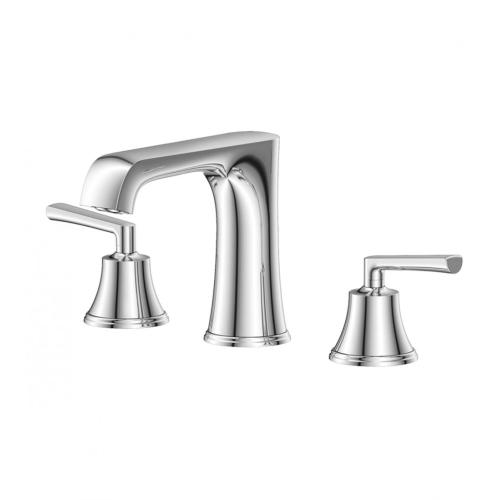 Mixer water bathroom faucet 3 hole basin mixer