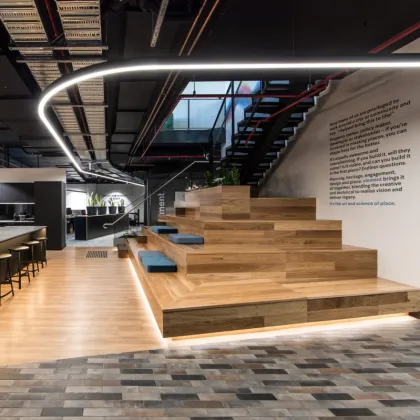 linkable led ceiling light living room lighting linear installation and light