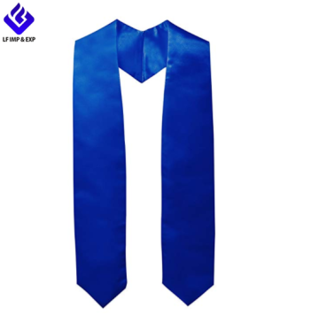 hot sale custom adult classical plain school ceremony graduation stole