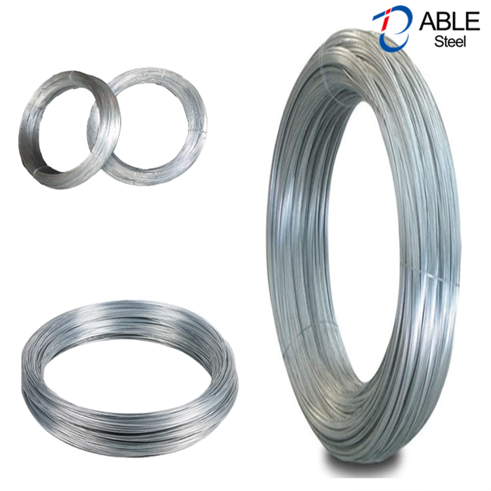 Electric and hot dip galvanized wire