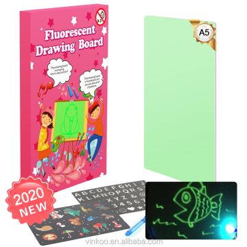 Surron Drawing Board avec des marqueurs fluorescents