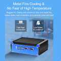 Komputer mini perindustrian dwi lan fanless