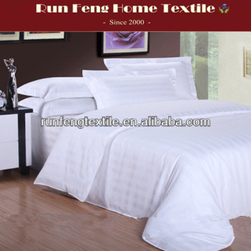 White T/C hotel bedding sheets of china manufacturer