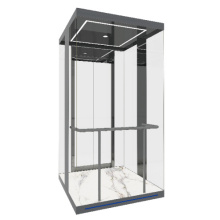 Mirror stainless steel villa elevator