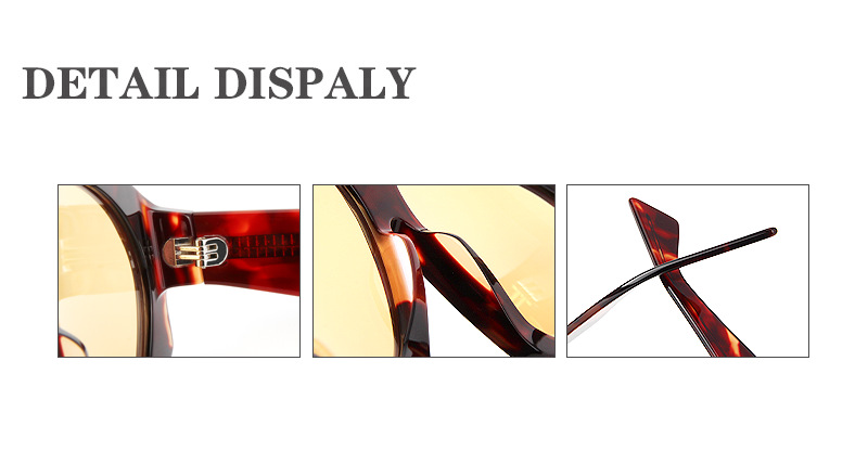 2026 New Thick Acetate Aviator Sunglasses ME2009 details