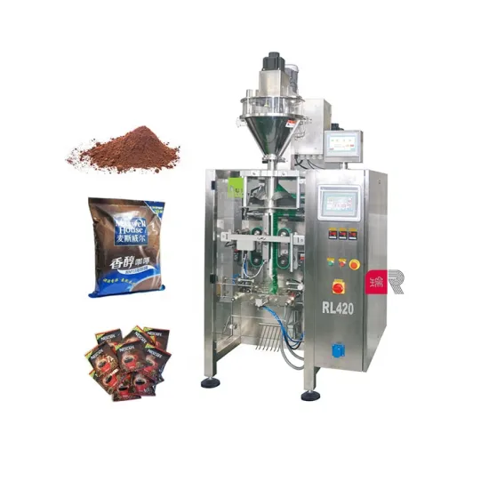 Automatic Vertical RL420 Food Snack Packaging Machine for Nitrogen Puffed Popcorn and Potato Chips