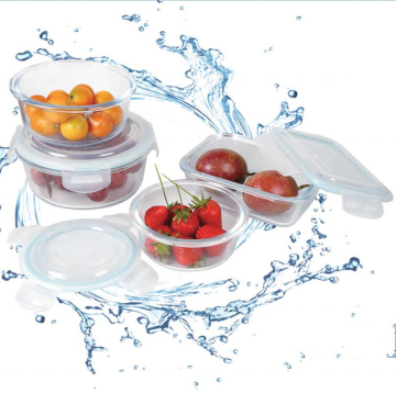 Promotion High Borosilicate Glass Food Storage Container Set