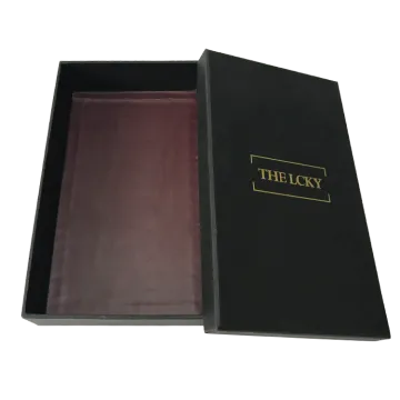 Custom Black Rigid Tie Gift Packaging