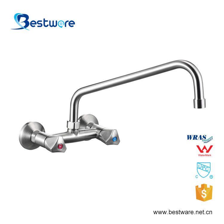 Wall Mount Pre Rinse Basin Faucet