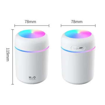 Wholesale: Portable Humidifier & Diffuser - H2O 300ml USB Rechargeable Ultrasonic Air Humidifier