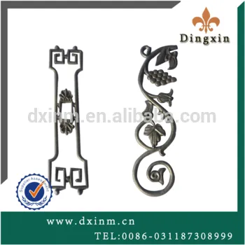 The rustic cast iron garden ornaments gate fence stair parts fence ornamental cast iron