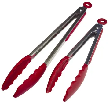 Kitchen Utensils Locking Metal Tong