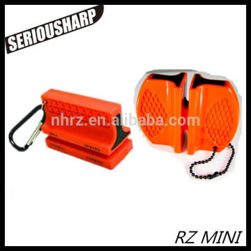 New Mini Ceramic Knife Sharpener Camp Kitchen Pocket Sharpening Tool Pocket Knife Sharpener