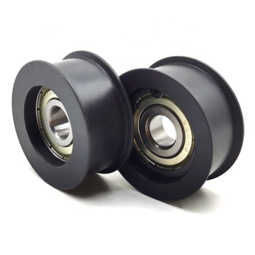 Custom POM Plastic Nylon Pulley Wheels with Bearing for Automation Machines