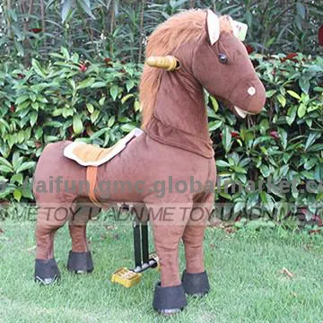 Plush cover, Princess riding toy pony, with horse sound