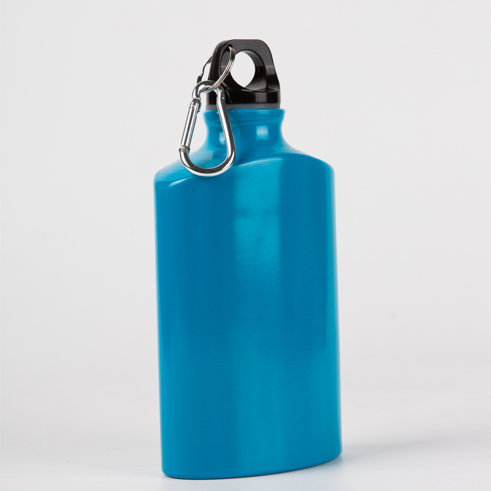 Aluminium Blue Water Bottle for Wine with Printing