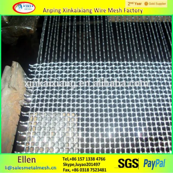 High Quality Stainless Steel Crimped Wire Mesh/Galvanized crimped wire mesh(Factory)