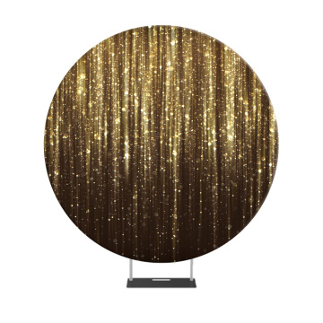 Wedding and Event Supplies: Circle Backdrop Stand and Princess Birthday Party Decorative Fabrics