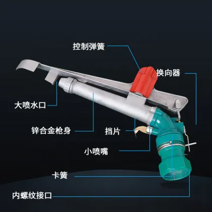 High Pressure Metal Irrigation Sprinkler Rain Gun for Agricultural Sprinkler Irrigation System