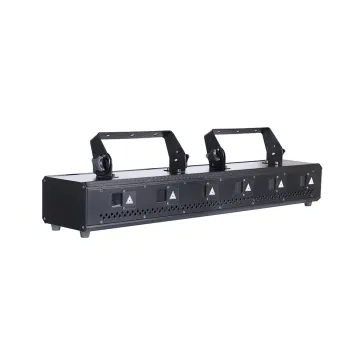 6Eye 2W RGB Laser Animation DMX Stage Lighting with 3D Software Control